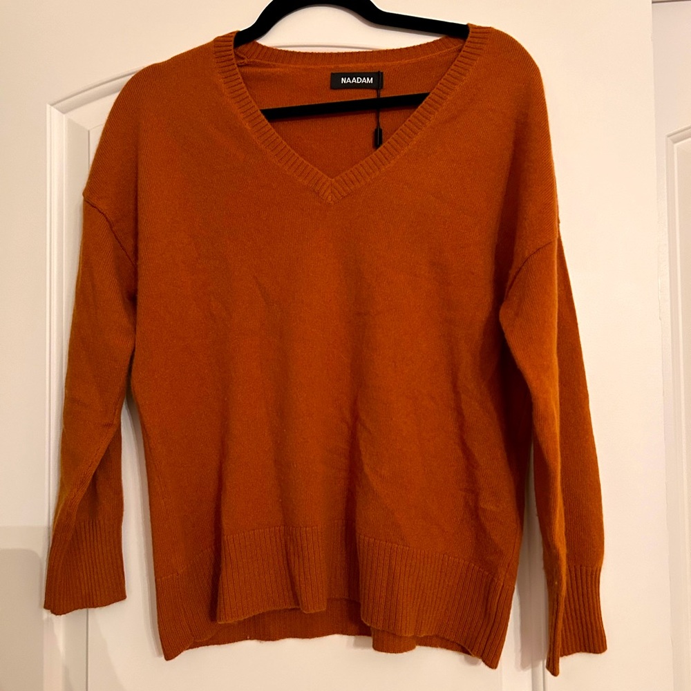 NAADAM over-size V-neck sweater